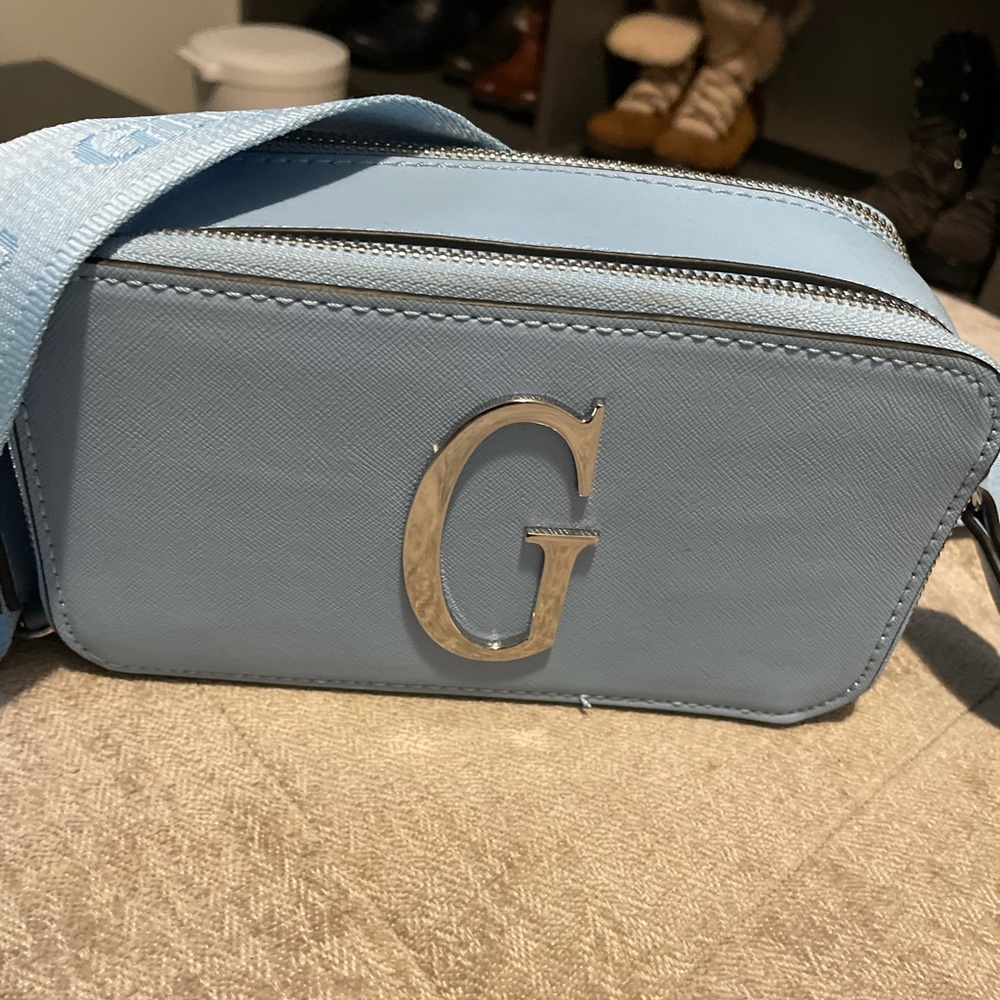 Guess crossbody bag light blue